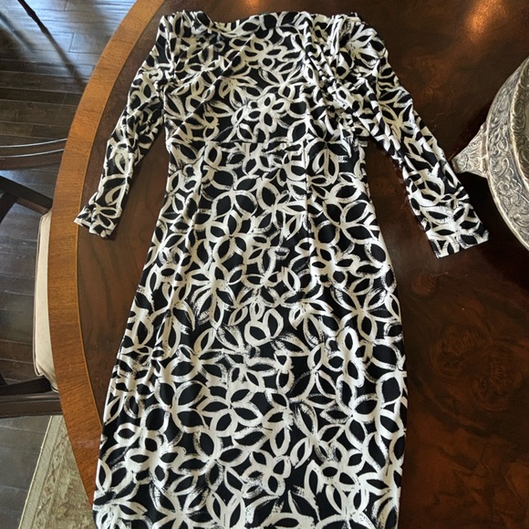 Ralph Lauren LAUREN ruched side slit dress - Picture 7 of 11